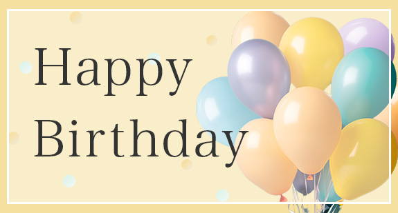 HAPPY BIRTHDAY