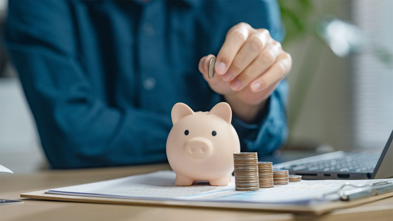 豚の貯金箱の画像