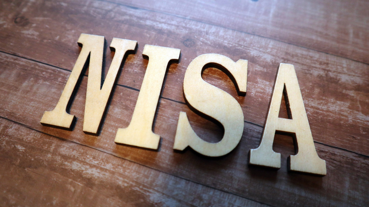 NISAの文字の画像