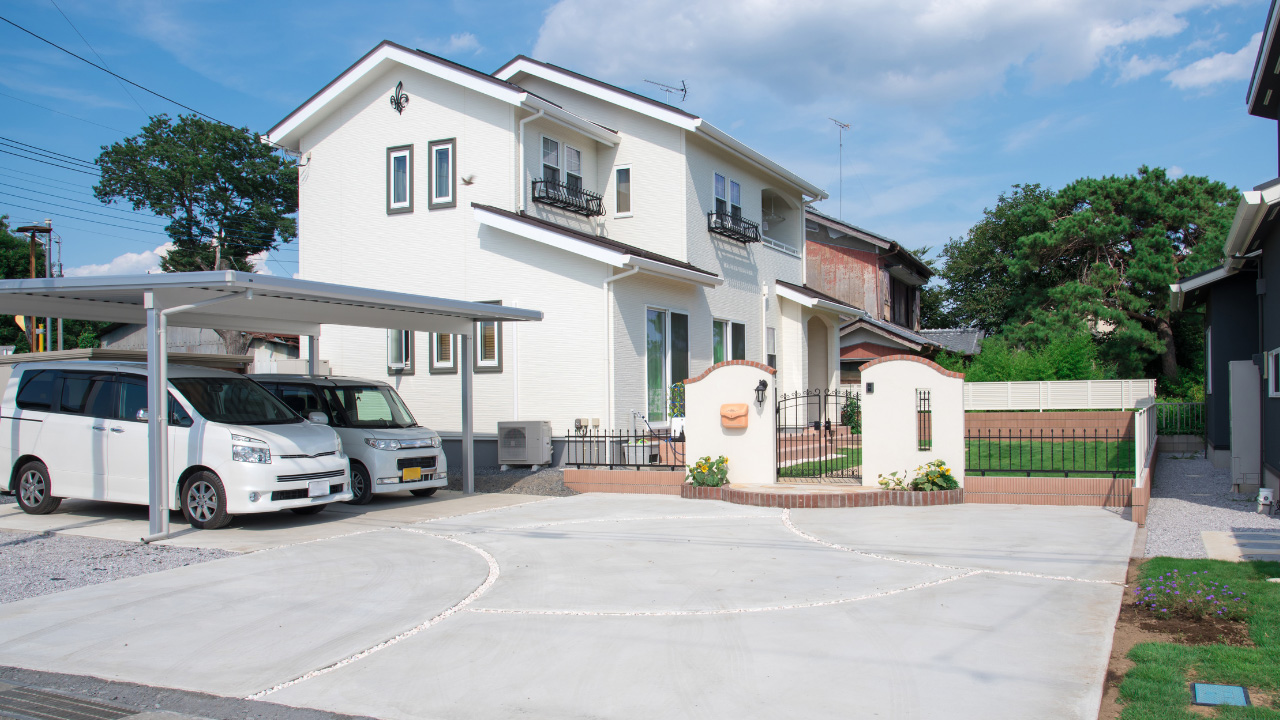 住宅街の画像